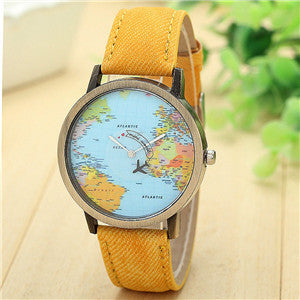 Globe Trotter - Denim Watch