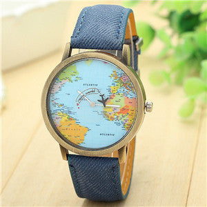 Globe Trotter - Denim Watch