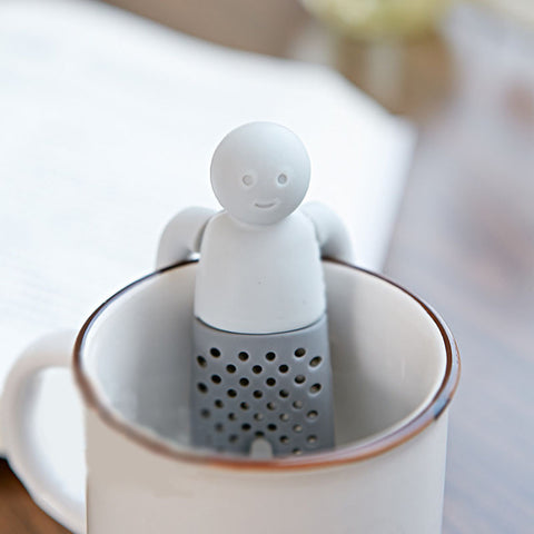 Man Shaped Silicone Tea Strainer